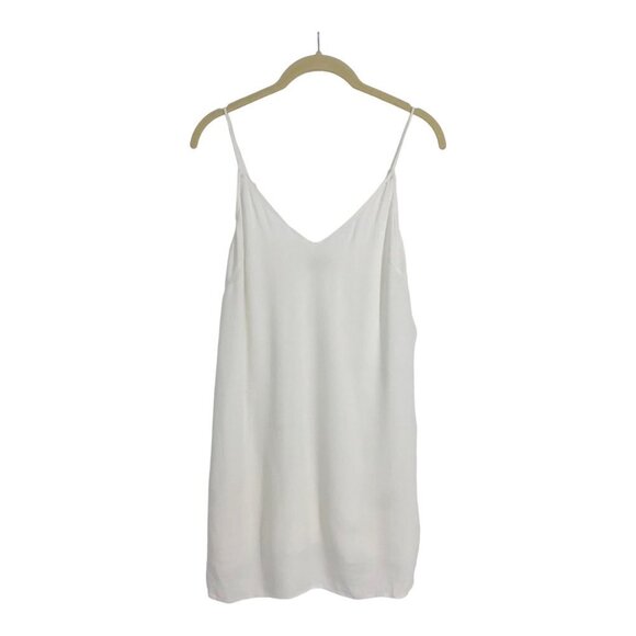 Aritzia Wilfred Free White Vivienne Dress Flowy, camisole mini  dress size XXS - Picture 2 of 16